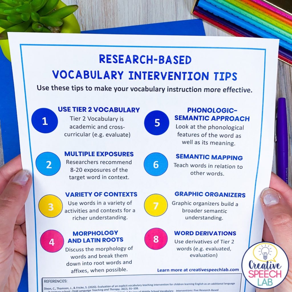 vocabulary learning research