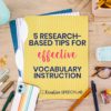 research about vocabulary learning