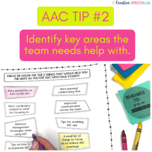 AAC Tip #2: Identify key areas the team needs help with